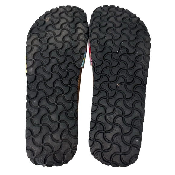 Papillio Birkenstock Birkis Women’s Pink Plaid Slide Sandals Shoes Sz 8 38 - Picture 5 of 7